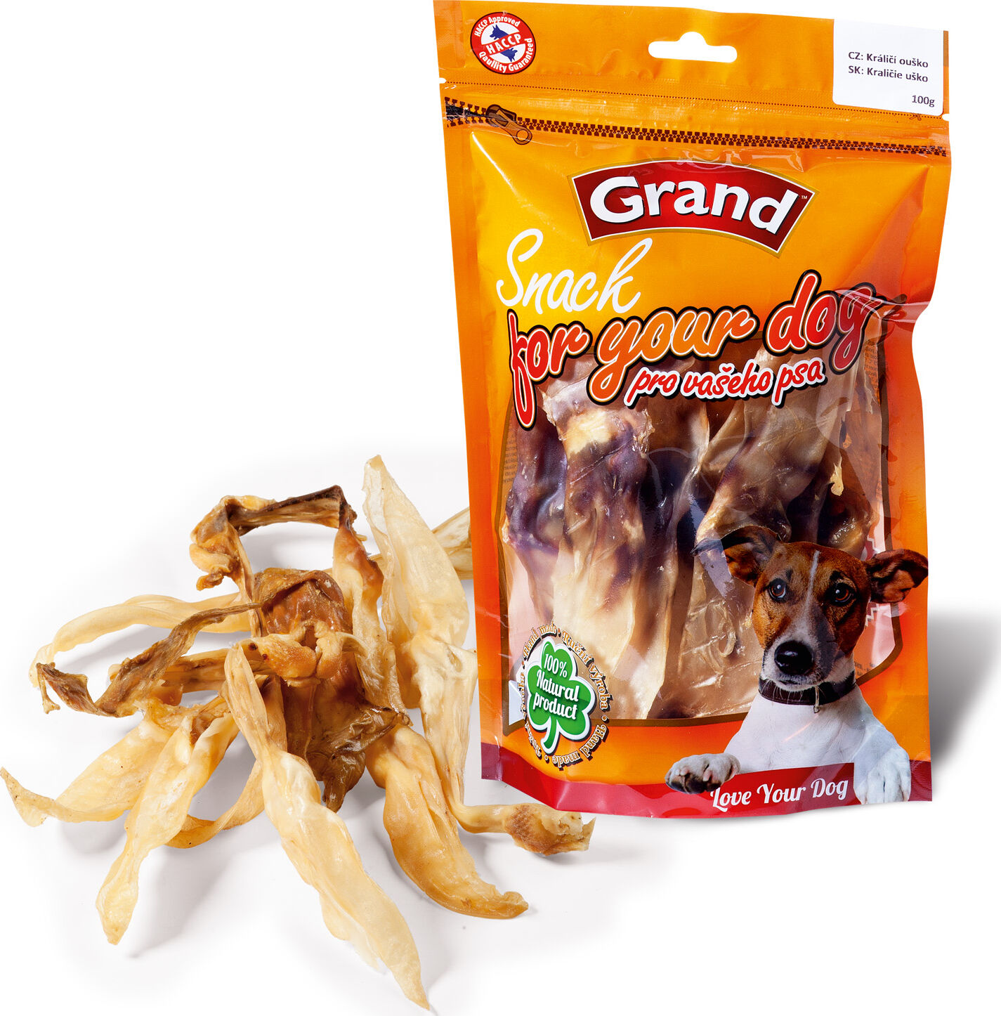 GRAND uszy królika 100g